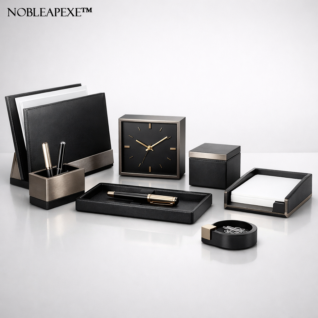 NOBLEAPEXE™ ExecutiveDesk Multi-Piece Office Organizer Collection