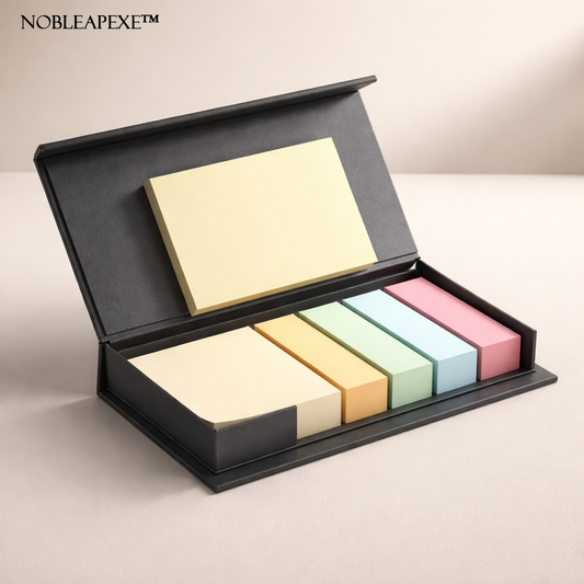 NOBLEAPEXE™ ColorTab Multi-Section Sticky Memo Organizer